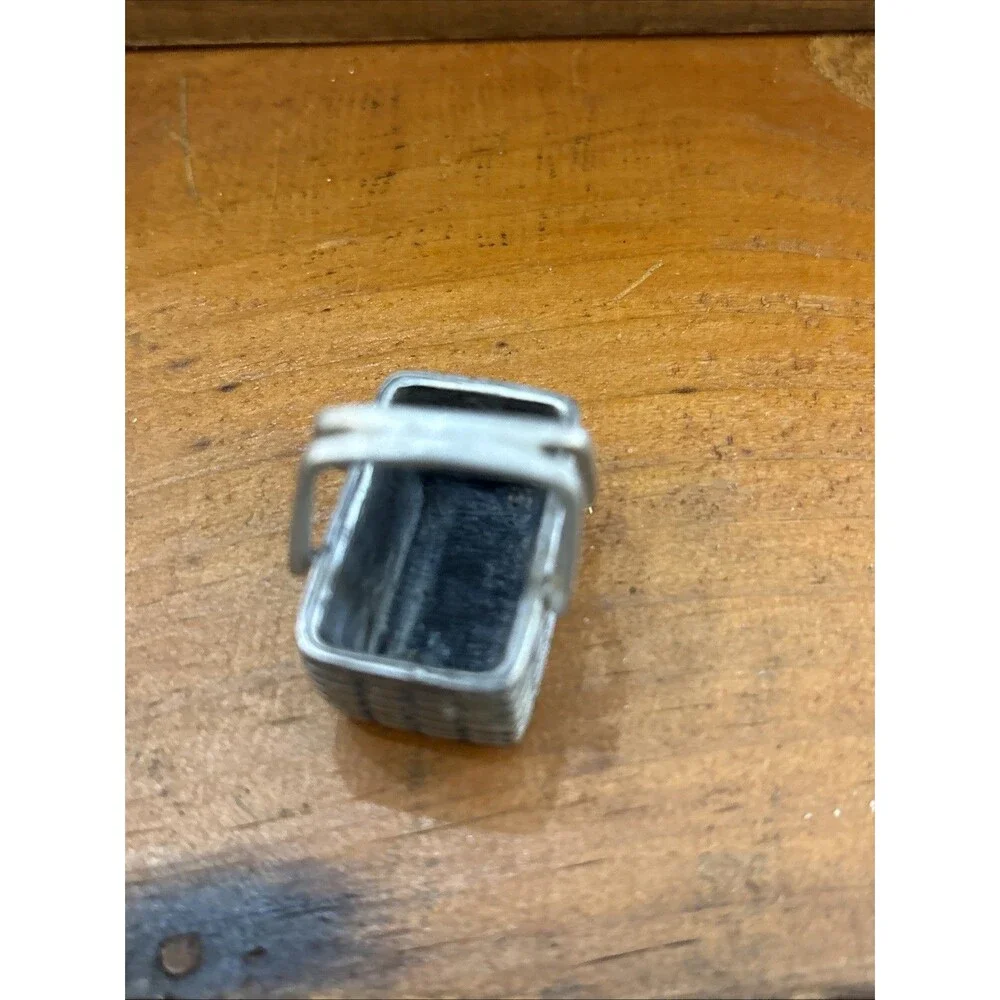 Longaberger Pewter Miniature Market Basket